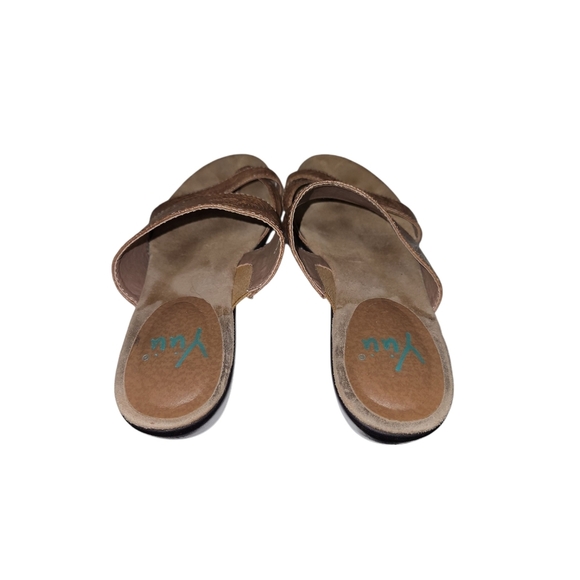 Yuu Portney Brown‎ Leather Sandals Women's 8 - Picture 6 of 7